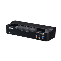 ATEN 2-Port USB 3.0 8K DisplayPort Dual-Display KVMP™ Switch (Cables included)