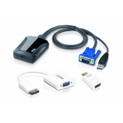 ATEN CV211CP-AT KVM switch Black