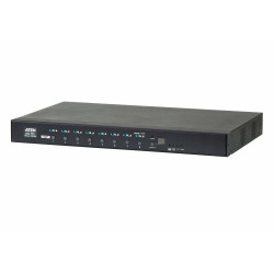 ATEN 1U AV 16A 8 Outlet Switched Bank Metered PDU + Free Eco PDU Manager Software
