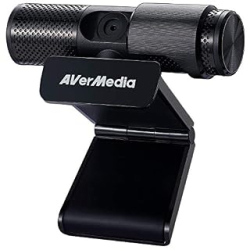 AVerMedia Live Streamer CAM 313: Full HD 1080P Streaming Webcam, Privacy Shutter, Dual Microphone, 360 Degree Swivel Design, Exclusive AI Facial Tracking Stickers. (PW313) (B07W1X93HW)