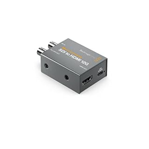 Blackmagic Design Micro Converter SDI to HDMI 12G with Power Supply (B09LQF4JVC)
