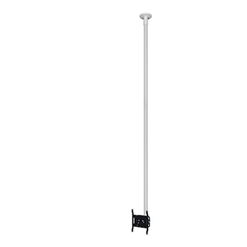 B-Tech Replacement Part System V - Flat Screen Ceiling Mount for VESA 200, W125963084 (Ceiling Mount for VESA 200 Tilt Screens - 2 m 38 mm Pole, White BT5972, Screws, 25 kg, 119.4 cm (47), 200)