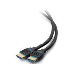 C2G C2G10378 10 ft. Black Performance Series Ultra Flexible High Speed HDMI Cable - 4K 60Hz In-Wall  CMG (FT4) Rated Male to Male
