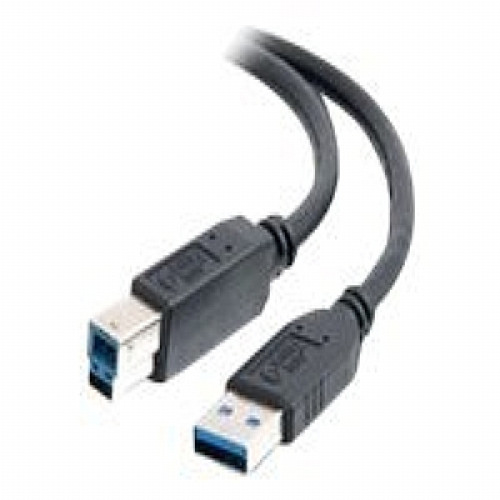 2M USB AB M/M USB 3.0 CBL BLK