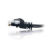 C2G Cat6 Booted Unshielded (UTP) Network Patch Cable - Patch cable - RJ-45 (M) to RJ-45 (M) - 10 ft - UTP - CAT 6 - molded  snagless  stranded - black