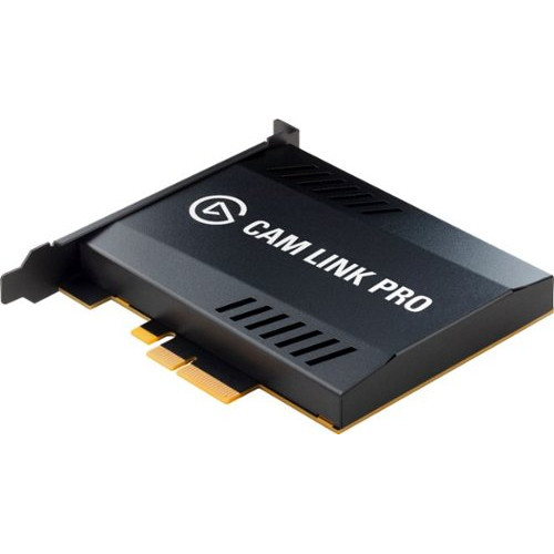 Elgato - Cam Link Pro - PCIe camera capture card, 4 HDMI inputs, 1080p60 Full HD, 4K30, Multiview, streaming, OBS, Zoom - Black