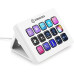 Elgato - Stream Deck MK.2 Full-size Wired USB Keypad with 15 Customizable LCD keys and Interchangeable Faceplate - White