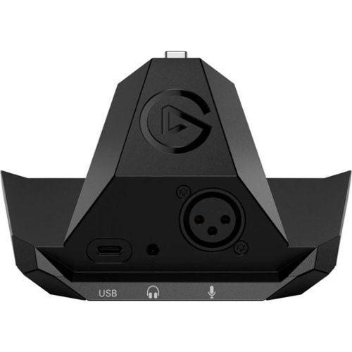 Elgato - XLR Dock – For Stream Deck +, XLR/USB Microphone Interface and Customizable Audio Mixer - Black