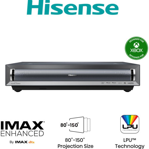 Hisense PX3-PRO Ultra short throw projector 2700 ANSI lumens DLP UHD 4K (3840x2160) Black, Dark Grey