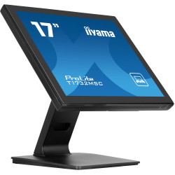 iiyama ProLite T1732MSC-B1SAG computer monitor 43.2 cm (17") 1280 x 1024 pixels Full HD LED Touchscreen Tabletop Black