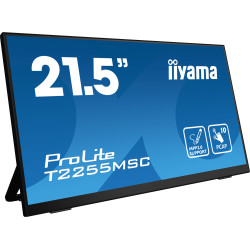 iiyama ProLite T2255MSC-B1 computer monitor 54.6 cm (21.5") 1920 x 1080 pixels Full HD LCD Touchscreen Black