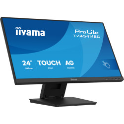 iiyama ProLite T2454MSC-B3AG computer monitor 60.5 cm (23.8") 1920 x 1080 pixels Full HD LED Touchscreen Multi-user Black