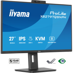 iiyama ProLite XB2797QSNPH-B1 computer monitor 68.6 cm (27") 2560 x 1440 pixels Quad HD LED Black
