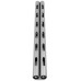 KONDOR BLUE 30 cm (12 Zoll) | 15 mm Raumgrau Luftfahrt-Aluminium PPSh Stangen (M12 Innengewinde) 30,5 cm (12 Zoll) (Paar)
