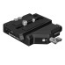 KONDOR BLUE | 501 Adjustable Baseplate for 15mm Rod Rigs | Arca Swiss QR Quick Release Plate, 85mm Matte Box Spacing, Anti-Twist Rail Clamps, Camera Cage Riser Mount | Black