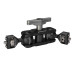 KONDOR BLUE Cine Magic Arm con doppia testa a sfera | Nero