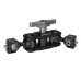 KONDOR BLUE Cine Magic Arm con doppia testa a sfera | Nero