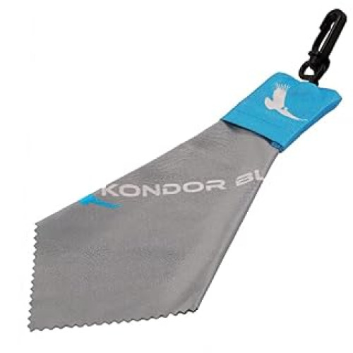 KONDOR BLUE Microfiber Lens Cloth | Attach to Your Rig or Bag | Keep your Camera Lens, Sunglasses, Phone, Laptop, Crystal Clear (B091RTBH5K)