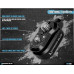 KONDOR BLUE Black Mini Lock Quick Release Plate - Female ARRI, Male 20 ARRI, NATO Rail, 20/16 Threads