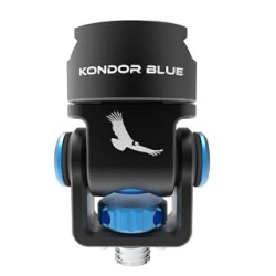 KONDOR BLUE Swivel Tilt Monitor Mount with ARRI Pin (Pan/Tilt) | NATO Clamp Version | Black (B09RQ69G18)
