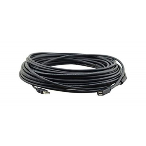 Kramer 35ft USB 2.0 AM TO AF Active Extension Cable Black
