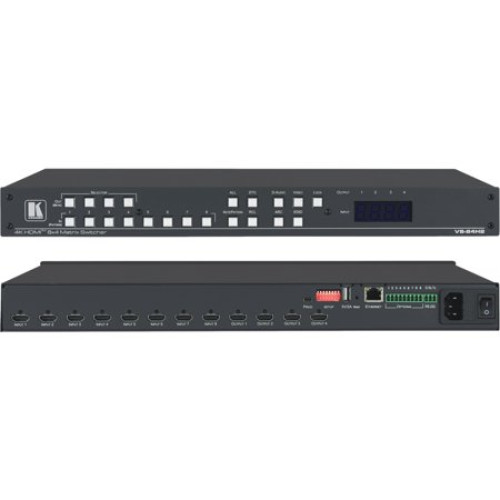 Kramer 8x4 4K HDR HDCP 2.2 Matrix Switcher with Digital Audio Routing