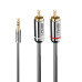 Lindy 5m 3.5mm to Phono Audio Cable, Cromo Line