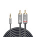 Lindy 5m 3.5mm to Phono Audio Cable, Cromo Line