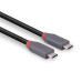 Lindy 2m USB 4 240W Type C Cable, Anthra Line