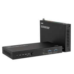 Lindy 100m Cat.6A 2 Host USB 3.2 Gen 1 & HDMI 4K60 HDBaseT Extender