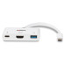Lindy USB 3.2 Type C to HDMI Converter with USB Type A Port and Power Delivery