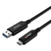 Lindy 50m USB 3.2 Gen 1 Type A to C Fibre Optic Hybrid Cable