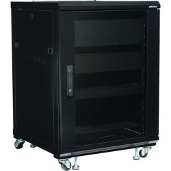 Sanus - Component 100 Series 15U A/V Rack - Black