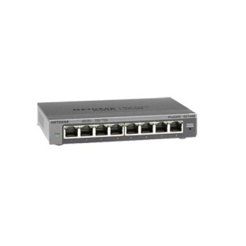 NETGEAR GS108E Managed L2/L3 Gigabit Ethernet (10/100/1000)