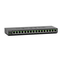 NETGEAR GS316 Unmanaged L2 Gigabit Ethernet (10/100/1000) Black