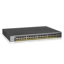 NETGEAR GS752TP-300EUS network switch Managed L2/L3/L4 Gigabit Ethernet (10/100/1000) Power over Ethernet (PoE) 1U Black