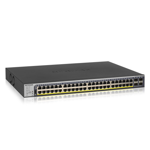 NETGEAR GS752TP-300EUS network switch Managed L2/L3/L4 Gigabit Ethernet (10/100/1000) Power over Ethernet (PoE) 1U Black