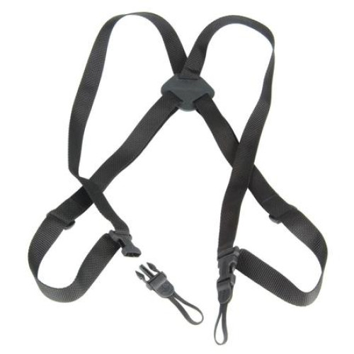 Op/Tech USA Bino/Cam Suspender Harness Binocular/Camera Strap - Webbing Version - Black