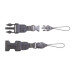 OP/TECH USA System Connector Mini QD Step-Up  Black (1301202)