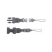 OP/TECH USA System Connector Mini QD Step-Up  Black (1301202)