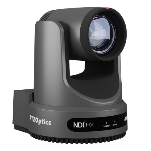 PTZOptics Move 4K 12X Optical Zoom Camera - Grey (Grey)
