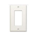 RDL CP-1 Single Cover Plate  White