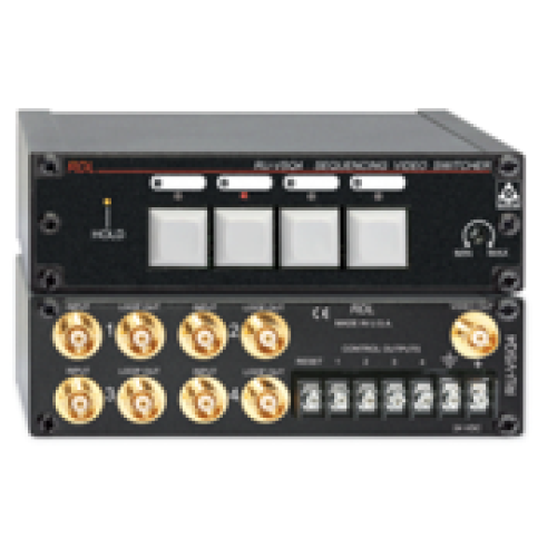 Radio Design Labs RU-VSQ4 Sequencing Video Switcher - 4x1 - BNC