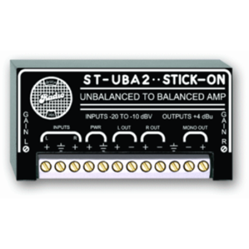 RDL ST-UBA2 Unbalanced to Balanced Amplifier - 2 channel
