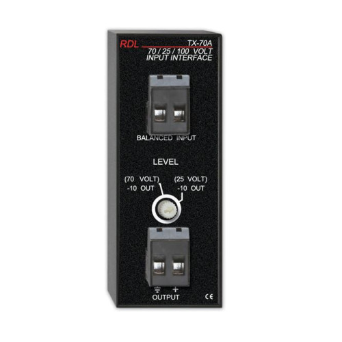 70 V Input Interface 100V70V