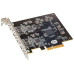 Sonnet Allegro USB-C 4-Port USB 3.1 Gen 2 PCIe Card with Dual 10Gb Controllers  Thunderbolt Compatible