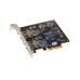 Sonnet Allegro USB-C 4-Port USB 3.1 Gen 2 PCIe Card with Dual 10Gb Controllers  Thunderbolt Compatible