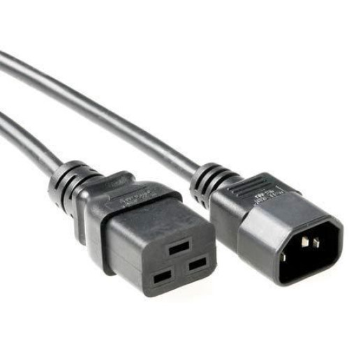 Power Cord C19-C14 1m Black