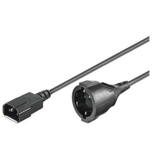 Power Cord C14 -Schuko M-F 2m