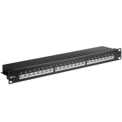 CAT6 24 port 19"  Patch Panel,